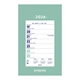 Brepols omlegkalender op schild | 1 week | 19 x 31 cm | 4-talig | 2026 | BRE1.850.9900.00.6.02026