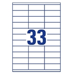 33 per vel (70 mm x 25,4 mm)