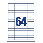 64 per vel (48,5 mm x 16,9 mm)