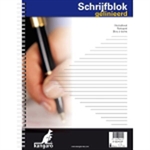 Spiraalblok gelinieerd