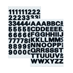 Letter en cijfer etiketten