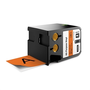 DYMO 1868770 XTL tape vinyl zwart op oranje 54mm (origineel)