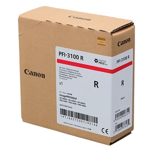 Canon PFI-3100R inktcartridge rood (origineel)
