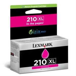 Lexmark 14L0176E nr. 210XL inktcartridge magenta hoge capaciteit (origineel)