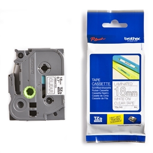 Brother TZe-145 tape wit op transparant 18mm x 8m (origineel)