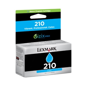 Lexmark 14L0086E nr. 210 inktcartridge cyaan (origineel)