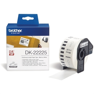 Brother DK-22225 continue papiertape wit 38mm x 30,48m (origineel)