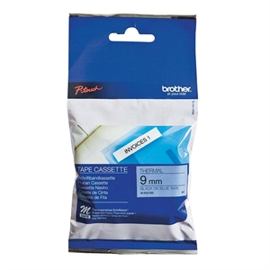 Brother M-K521BZ tape zwart op blauw 9mm x 8m (origineel)
