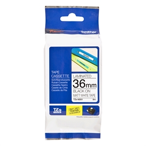 Brother TZe-M261 tape mat zwart op wit 36mm x 8m (origineel)