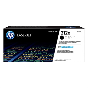 HP W2120X nr. 212X toner cartridge zwart hoge capaciteit (origineel)