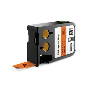 DYMO 1868767 XTL tape vinyl zwart op oranje 19mm (origineel)