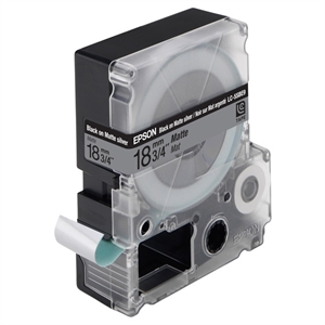 Epson LC-5SBE9 tape zwart op mat zilver 18 mm origineel