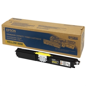 Epson S050558 toner cartridge geel (origineel)