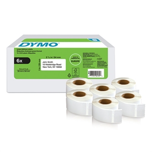 Dymo 2177564 duurzame smalle adresetiketten 6 rollen 1976411 (origineel)
