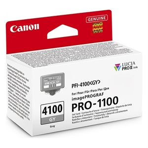 Canon PFI-4100GY inktcartridge grijs (origineel)