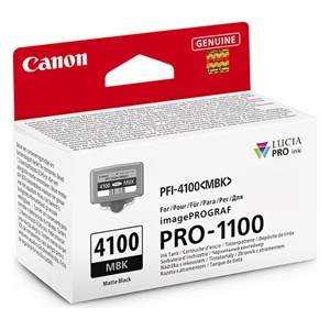 Canon PFI-4100MBK inktcartridge mat zwart (origineel)