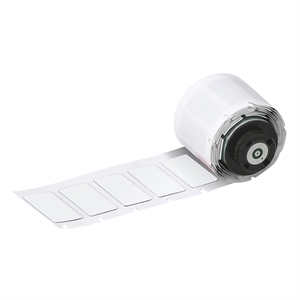 Brady M6-04-7593-WT gelamineerde polyester labels wit | 27 mm x 18 mm (origineel)