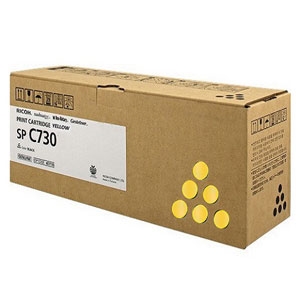 Ricoh type SP C730DN toner cartridge geel (origineel)