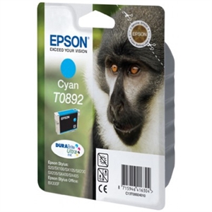 Epson T0892 inktcartridge cyaan (origineel)