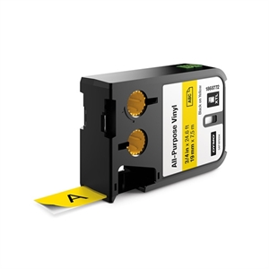 DYMO 1868772 XTL tape vinyl zwart op geel 19mm (origineel)