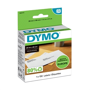 DYMO 1983173 adresetiketten 89mm x 28mm 1 rol (origineel)